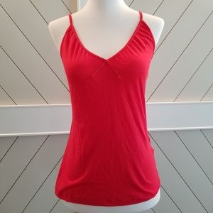 Cherry Red V-neck Tank Top Camisole S